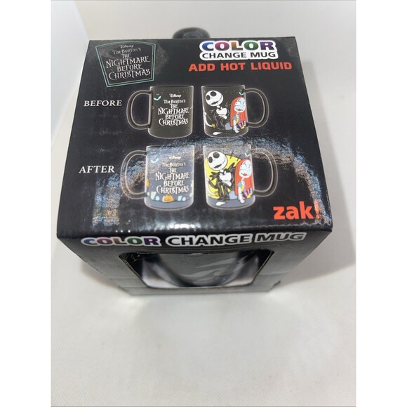 The Nightmare Before Christmas Color Changing Coffee Mug 15 oz Jack Sally & Zero - Picture 5 of 6